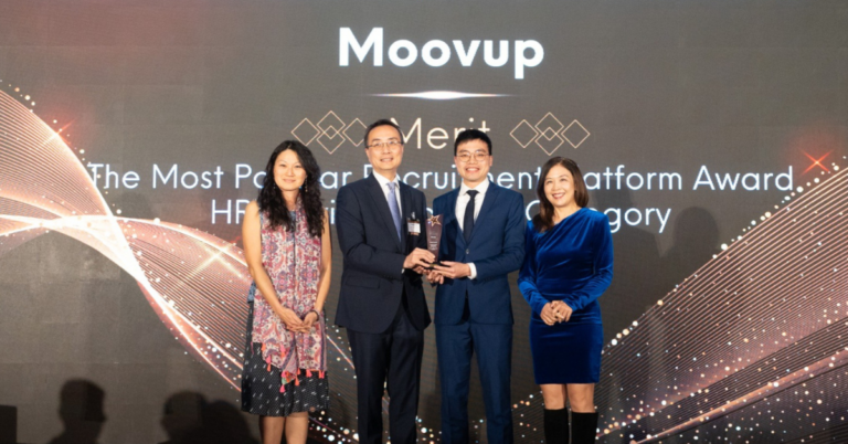 Moovup 榮獲香港人力資源管理學會 (HKIHRM) – 最受歡迎招聘平台優異獎